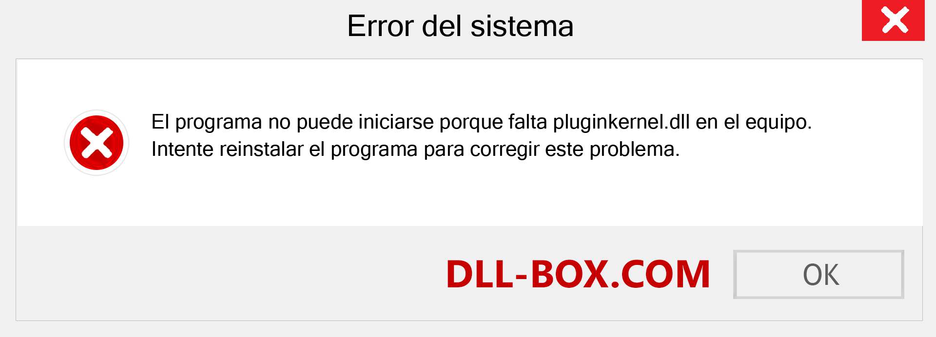 ¿Falta el archivo pluginkernel.dll ?. Descargar para Windows 7, 8, 10 - Corregir pluginkernel dll Missing Error en Windows, fotos, imágenes